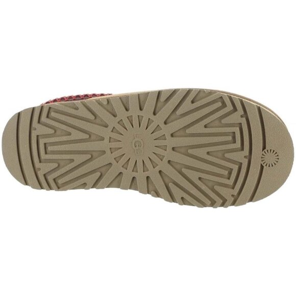 Kids Tazz Platform Slippers Chestnut Brown Suede Classic Round Top Memory Foam - Picture 3 of 6